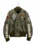 VANSON（バンソン）の古着「バイク用ジャケット」｜カーキ