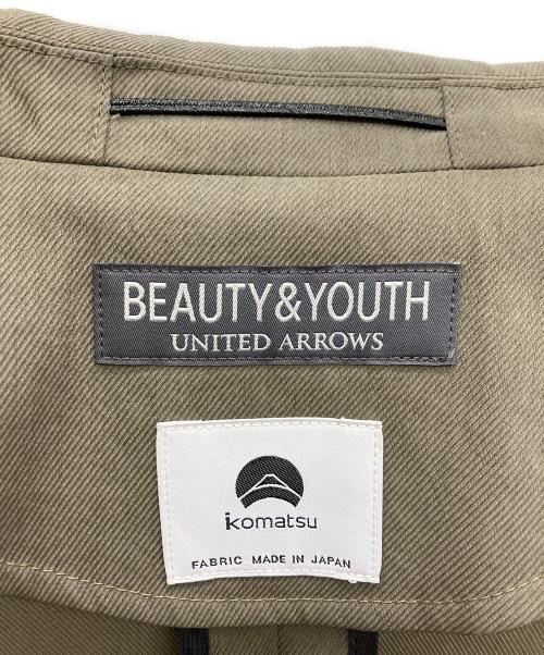 BEAUTY&YOUTH（ビューティーアンドユース）BEAUTY&YOUTH (ビューティーアンドユース) KOMATSU (コマツ) KOMATSU ポリエステル ツイルジャケット オリーブ サイズ:Sの古着・服飾アイテム