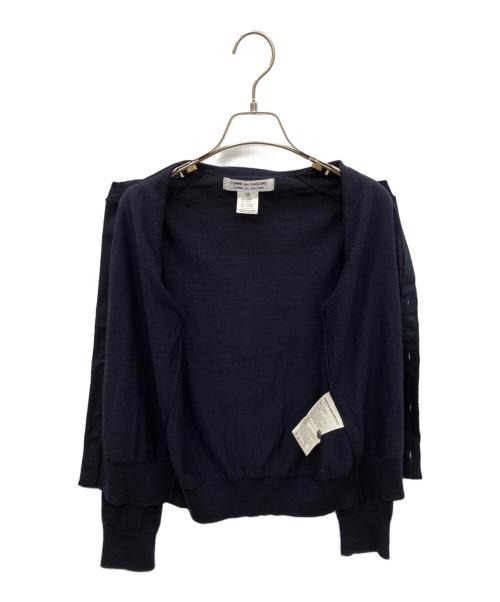COMME des GARCONS（コムデギャルソン）COMME des GARCONS (コムデギャルソン) 薄手カーディガン ネイビー サイズ:XSの古着・服飾アイテム