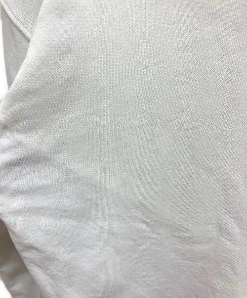 GIVENCHY（ジバンシィ）GIVENCHY (ジバンシィ) メタリックロゴ スウェットパーカー ホワイト サイズ:Lの古着・服飾アイテム
