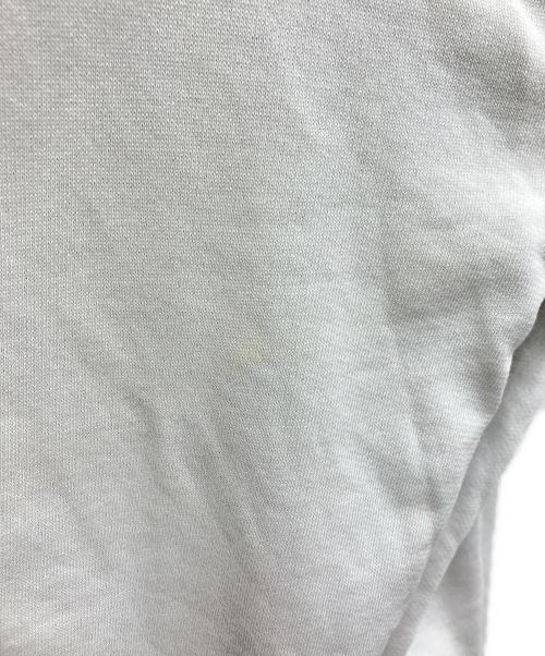 GIVENCHY（ジバンシィ）GIVENCHY (ジバンシィ) メタリックロゴ スウェットパーカー ホワイト サイズ:Lの古着・服飾アイテム