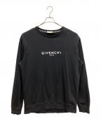 GIVENCHYジバンシィ）の古着「ヴィンテージロゴスウェット」｜ブラック