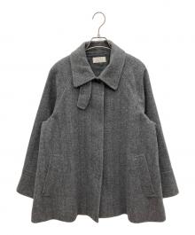 JOURNAL STANDARD relume（ジャーナルスタンダード レリューム）の古着「尾州ウールスーパー100Aラインコート」｜グレー