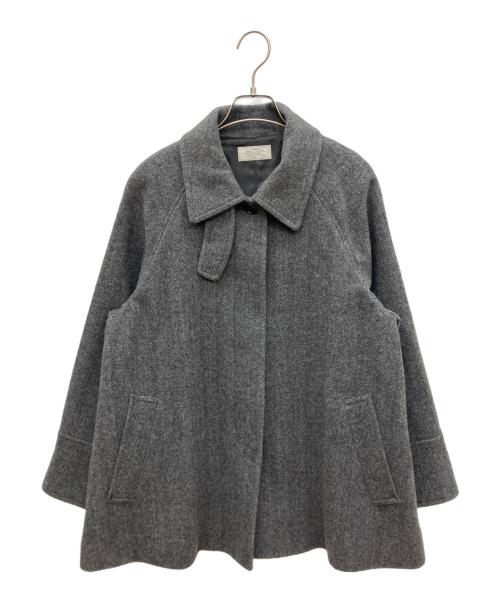 JOURNAL STANDARD relume（ジャーナルスタンダード レリューム）JOURNAL STANDARD relume (ジャーナルスタンダード レリューム) 尾州ウールスーパー100Aラインコート グレー サイズ:36の古着・服飾アイテム