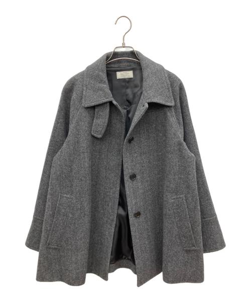 JOURNAL STANDARD relume（ジャーナルスタンダード レリューム）JOURNAL STANDARD relume (ジャーナルスタンダード レリューム) 尾州ウールスーパー100Aラインコート グレー サイズ:36の古着・服飾アイテム