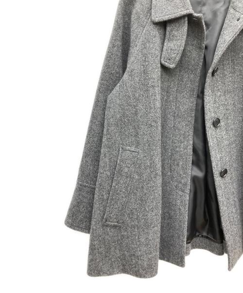 JOURNAL STANDARD relume（ジャーナルスタンダード レリューム）JOURNAL STANDARD relume (ジャーナルスタンダード レリューム) 尾州ウールスーパー100Aラインコート グレー サイズ:36の古着・服飾アイテム