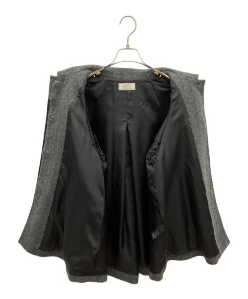 JOURNAL STANDARD relume（ジャーナルスタンダード レリューム）JOURNAL STANDARD relume (ジャーナルスタンダード レリューム) 尾州ウールスーパー100Aラインコート グレー サイズ:36の古着・服飾アイテム