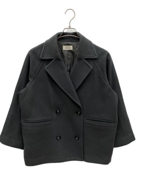 JOURNAL STANDARD relume（ジャーナルスタンダード レリューム）JOURNAL STANDARD relume (ジャーナルスタンダード レリューム) 尾州ウールショートPコート グレー サイズ:36の古着・服飾アイテム