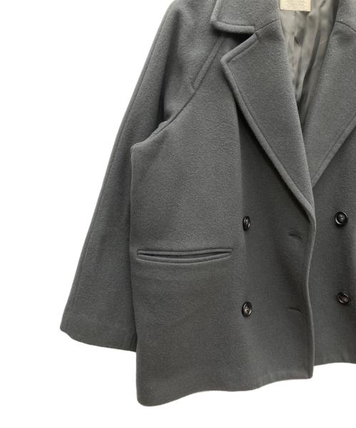 JOURNAL STANDARD relume（ジャーナルスタンダード レリューム）JOURNAL STANDARD relume (ジャーナルスタンダード レリューム) 尾州ウールショートPコート グレー サイズ:36の古着・服飾アイテム