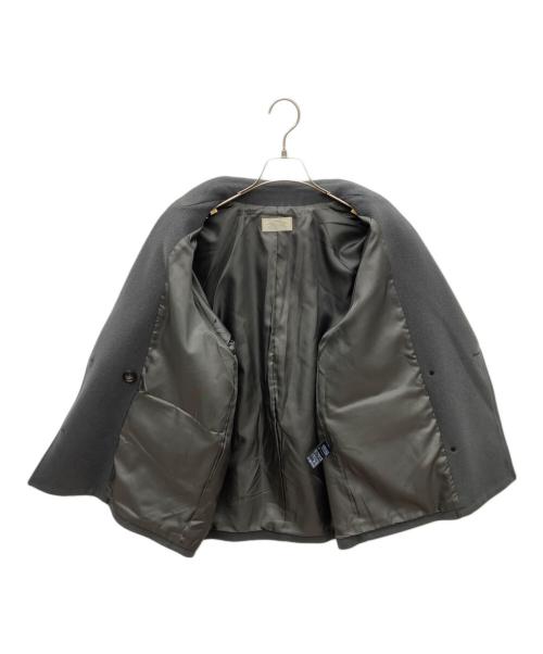 JOURNAL STANDARD relume（ジャーナルスタンダード レリューム）JOURNAL STANDARD relume (ジャーナルスタンダード レリューム) 尾州ウールショートPコート グレー サイズ:36の古着・服飾アイテム