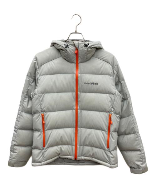mont-bell（モンベル）mont-bell (モンベル) パーマフロストライトダウンパーカ グレー×オレンジ サイズ:SIZE Sの古着・服飾アイテム