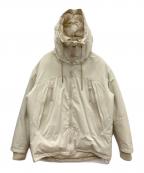 ITEMS URBAN RESEARCHアイテムズ アーバンリサーチ）の古着「ダウンフーディージャケット」｜ベージュ