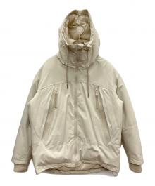 ITEMS URBAN RESEARCH（アイテムズ アーバンリサーチ）の古着「ダウンフーディージャケット」｜ベージュ