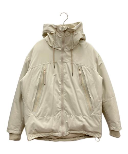 ITEMS URBAN RESEARCH（アイテムズ アーバンリサーチ）ITEMS URBAN RESEARCH (アイテムズ アーバンリサーチ) ダウンフーディージャケット ベージュ サイズ:SIZE Mの古着・服飾アイテム