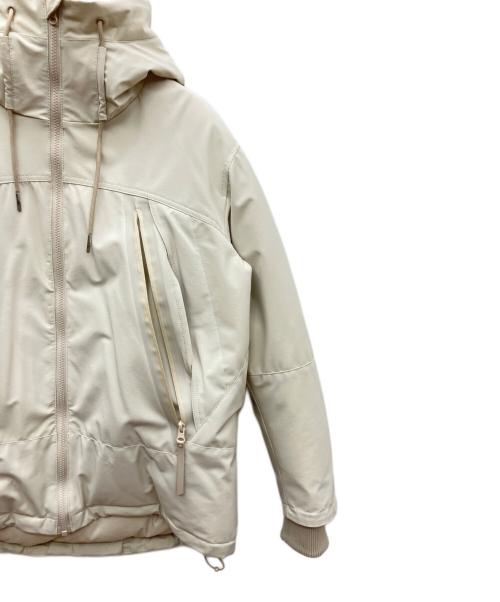 ITEMS URBAN RESEARCH（アイテムズ アーバンリサーチ）ITEMS URBAN RESEARCH (アイテムズ アーバンリサーチ) ダウンフーディージャケット ベージュ サイズ:SIZE Mの古着・服飾アイテム