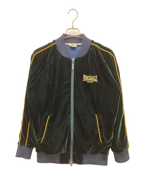 LONSDALE（ロンズデール）LONSDALE (ロンズデール) ベロアジャージ ブラック サイズ:SIZE Sの古着・服飾アイテム