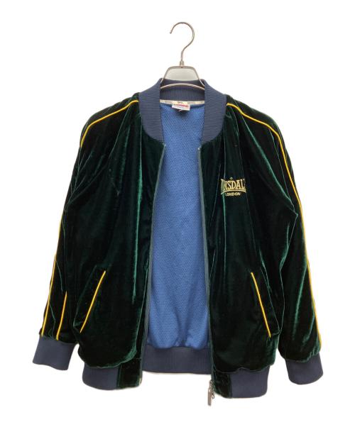 LONSDALE（ロンズデール）LONSDALE (ロンズデール) ベロアジャージ ブラック サイズ:SIZE Sの古着・服飾アイテム