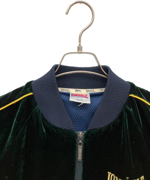 LONSDALE（ロンズデール）LONSDALE (ロンズデール) ベロアジャージ ブラック サイズ:SIZE Sの古着・服飾アイテム