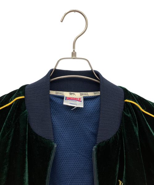 LONSDALE（ロンズデール）LONSDALE (ロンズデール) ベロアジャージ ブラック サイズ:SIZE Sの古着・服飾アイテム