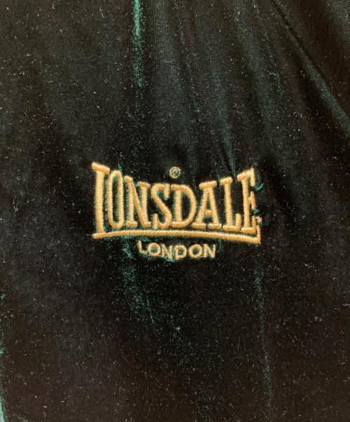 LONSDALE（ロンズデール）LONSDALE (ロンズデール) ベロアジャージ ブラック サイズ:SIZE Sの古着・服飾アイテム
