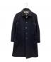 BURBERRY BLACK LABEL（バーバリーブラックレーベル）の古着「ステンカラーコート」｜ネイビー