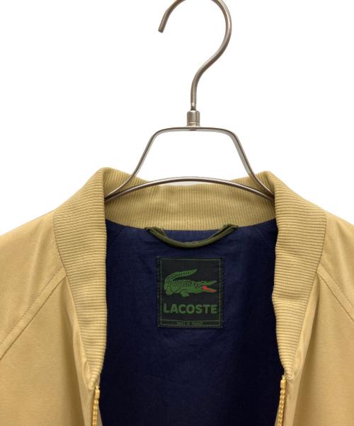LACOSTE（ラコステ）LACOSTE (ラコステ) ブルゾン ベージュ サイズ:記載なしの古着・服飾アイテム