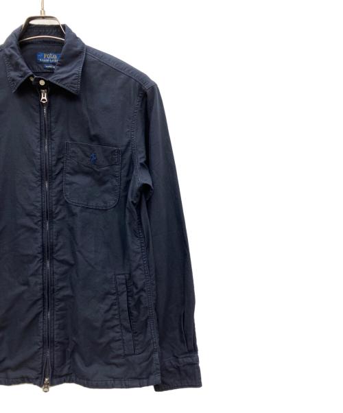 POLO RALPH LAUREN（ポロ・ラルフローレン）POLO RALPH LAUREN (ポロ・ラルフローレン) ジップアップジャケット ネイビー サイズ:SIZE Sの古着・服飾アイテム