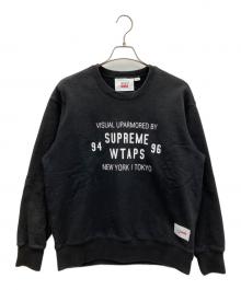 WTAPS×SUPREME（ダブルタップス×シュプリーム）の古着「スウェット」｜ブラック
