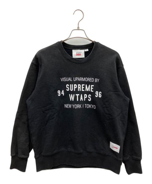 WTAPS（ダブルタップス）WTAPS (ダブルタップス) Supreme (シュプリーム) スウェット ブラック サイズ:SIZE Sの古着・服飾アイテム