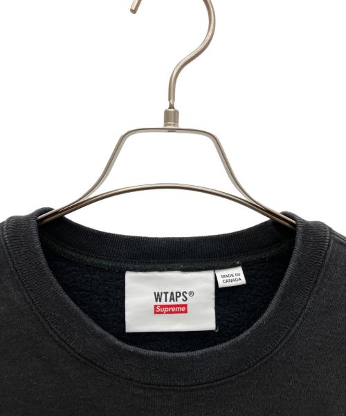WTAPS（ダブルタップス）WTAPS (ダブルタップス) Supreme (シュプリーム) スウェット ブラック サイズ:SIZE Sの古着・服飾アイテム