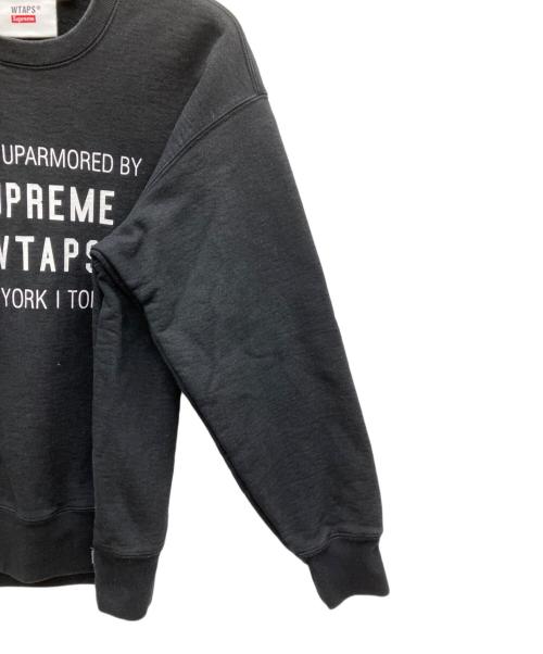 WTAPS（ダブルタップス）WTAPS (ダブルタップス) Supreme (シュプリーム) スウェット ブラック サイズ:SIZE Sの古着・服飾アイテム