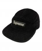 SUPREMEシュプリーム）の古着「Corduroy Camp Cap」｜ブラック