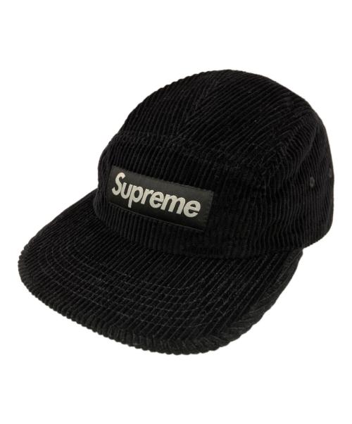 SUPREME（シュプリーム）Supreme (シュプリーム) Corduroy Camp Cap ブラックの古着・服飾アイテム