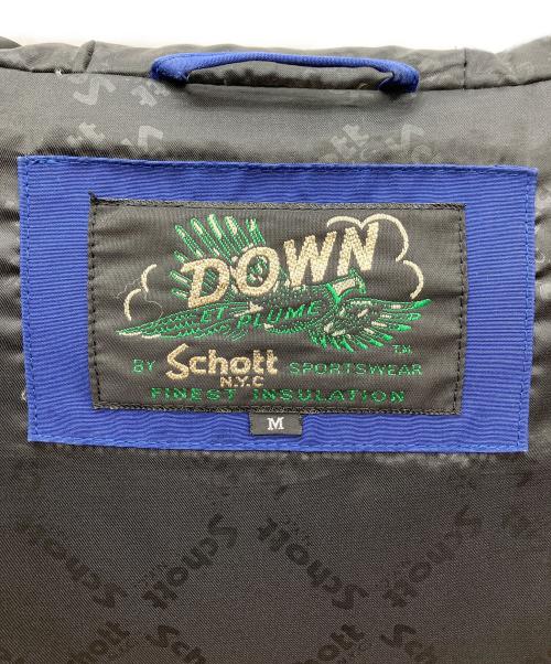 SCHOTT BROS.（ショットブロス）SCHOTT BROS. (ショットブロス) シュノーケル ダウンパーカー ブルー サイズ:Mの古着・服飾アイテム