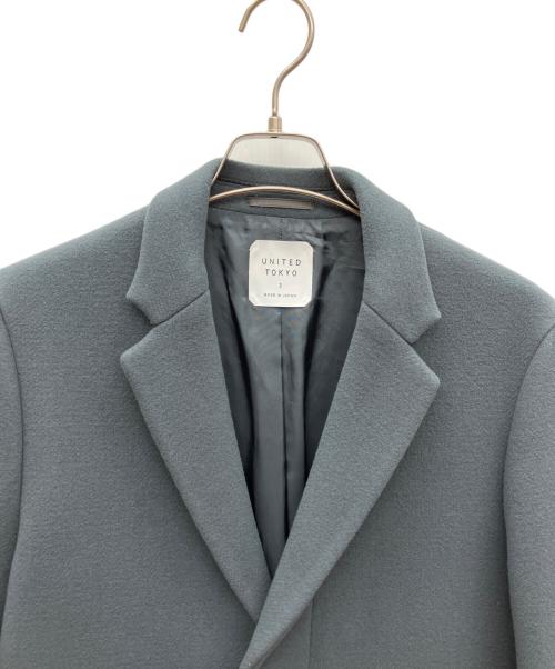 UNITED TOKYO（ユナイテッドトーキョー）UNITED TOKYO (ユナイテッドトーキョー) スーパー140sチェスターコート ダークネイビー サイズ:SIZE Mの古着・服飾アイテム