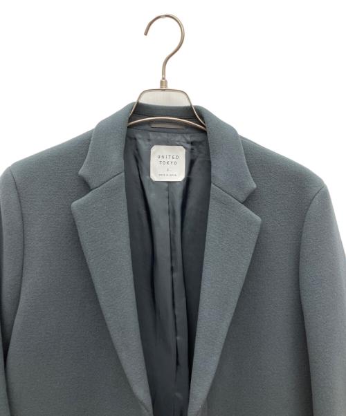 UNITED TOKYO（ユナイテッドトーキョー）UNITED TOKYO (ユナイテッドトーキョー) スーパー140sチェスターコート ダークネイビー サイズ:SIZE Mの古着・服飾アイテム