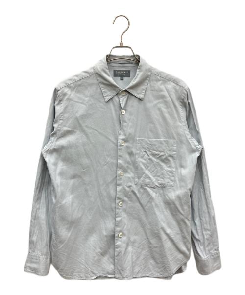MARGARET HOWELL（マーガレットハウエル）MARGARET HOWELL (マーガレットハウエル) コットンシルクシャツ グレー サイズ:SIZE Lの古着・服飾アイテム