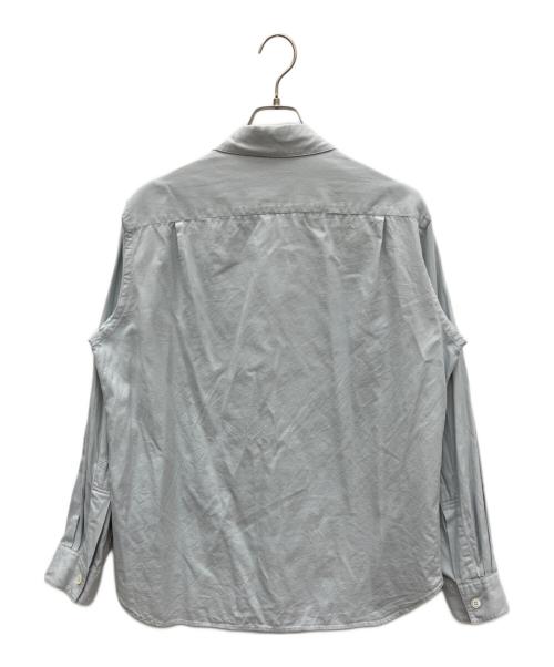 MARGARET HOWELL（マーガレットハウエル）MARGARET HOWELL (マーガレットハウエル) コットンシルクシャツ グレー サイズ:SIZE Lの古着・服飾アイテム