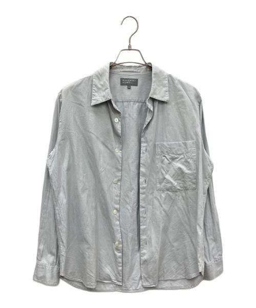 MARGARET HOWELL（マーガレットハウエル）MARGARET HOWELL (マーガレットハウエル) コットンシルクシャツ グレー サイズ:SIZE Lの古着・服飾アイテム