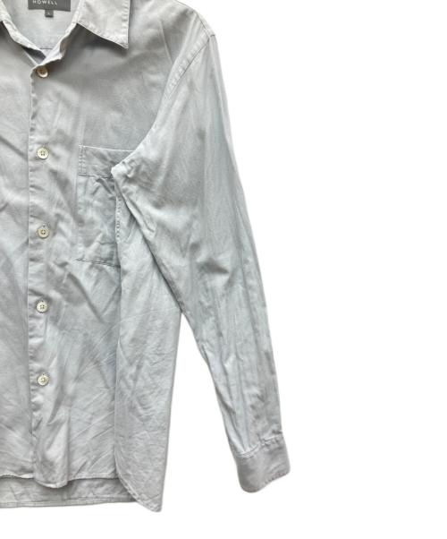MARGARET HOWELL（マーガレットハウエル）MARGARET HOWELL (マーガレットハウエル) コットンシルクシャツ グレー サイズ:SIZE Lの古着・服飾アイテム