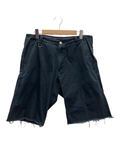 uniform experiment（ユニフォームエクスペリメント）uniform experiment (ユニフォームエクスペリメント) カットオフショートパンツ ネイビー サイズ:SIZE XLの古着・服飾アイテム