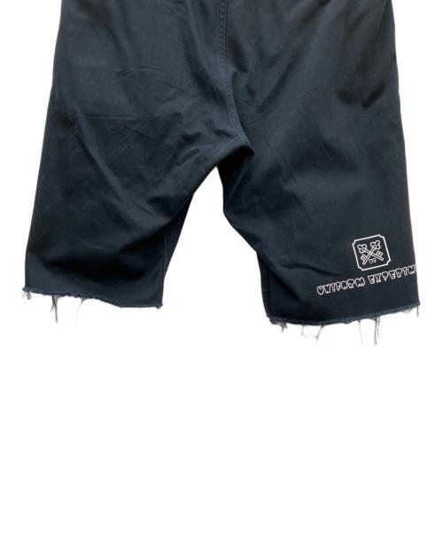 uniform experiment（ユニフォームエクスペリメント）uniform experiment (ユニフォームエクスペリメント) カットオフショートパンツ ネイビー サイズ:SIZE XLの古着・服飾アイテム