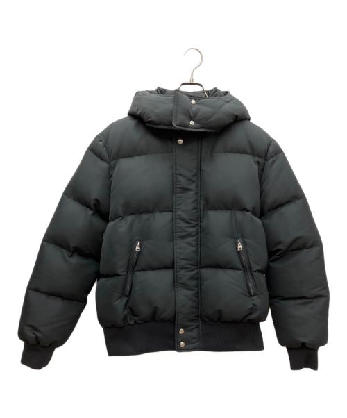 ALEXANDER McQUEEN（アレキサンダーマックイーン）ALEXANDER McQUEEN (アレキサンダーマックイーン) グラフィティロゴ フード付きパファージャケット ブラック サイズ:SIZE 52の古着・服飾アイテム