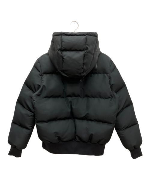 ALEXANDER McQUEEN（アレキサンダーマックイーン）ALEXANDER McQUEEN (アレキサンダーマックイーン) グラフィティロゴ フード付きパファージャケット ブラック サイズ:SIZE 52の古着・服飾アイテム