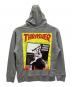 THRASHER (スラッシャー) Manhattan Portage (マンハッタンポーテージ) コラボレーション スウェット パーカー グレー サイズ:S 未使用品：6000円