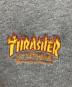 中古・古着 THRASHER (スラッシャー) Manhattan Portage (マンハッタンポーテージ) コラボレーション スウェット パーカー グレー サイズ:S 未使用品：6000円