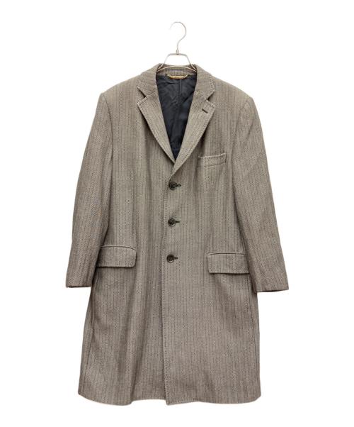 DOLCE & GABBANA（ドルチェ＆ガッバーナ）DOLCE & GABBANA (ドルチェ＆ガッバーナ) ウールチェスターコート ブラウン サイズ:SIZE 52の古着・服飾アイテム