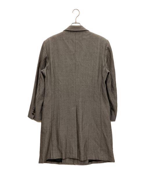 DOLCE & GABBANA（ドルチェ＆ガッバーナ）DOLCE & GABBANA (ドルチェ＆ガッバーナ) ウールチェスターコート ブラウン サイズ:SIZE 52の古着・服飾アイテム