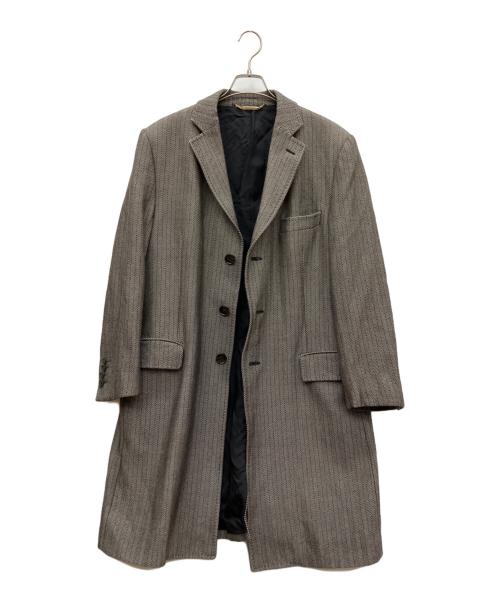 DOLCE & GABBANA（ドルチェ＆ガッバーナ）DOLCE & GABBANA (ドルチェ＆ガッバーナ) ウールチェスターコート ブラウン サイズ:SIZE 52の古着・服飾アイテム
