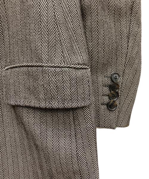 DOLCE & GABBANA（ドルチェ＆ガッバーナ）DOLCE & GABBANA (ドルチェ＆ガッバーナ) ウールチェスターコート ブラウン サイズ:SIZE 52の古着・服飾アイテム